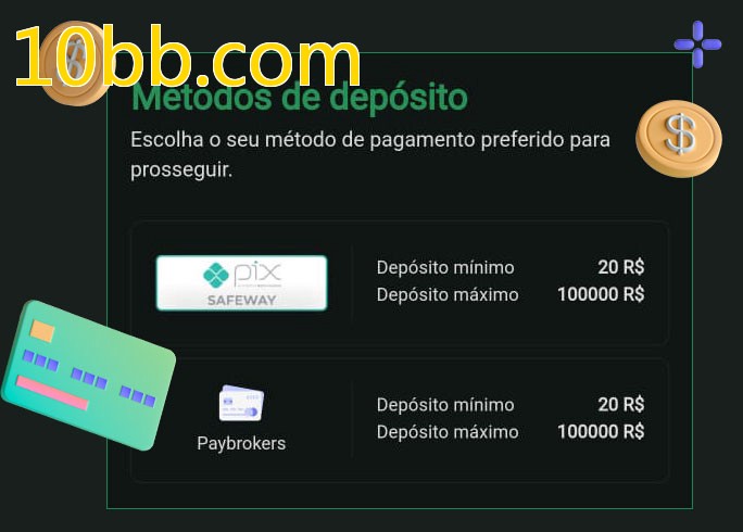 O cassino 10bb.combet oferece uma grande variedade de métodos de pagamento